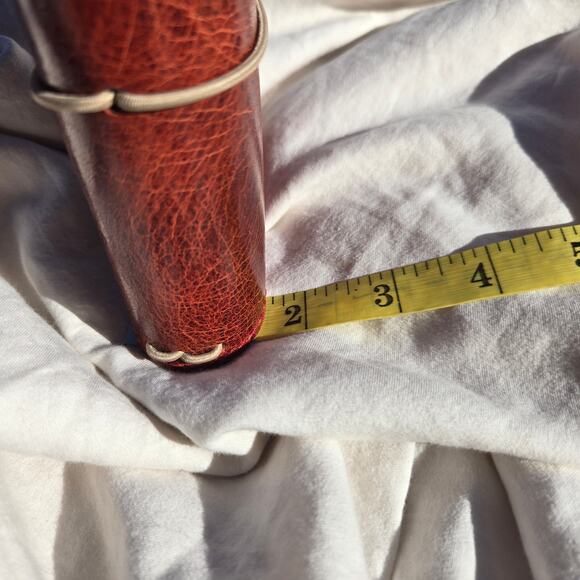 Chic Sparrow Journal Cover Dark Red Grain Leather Made in the USA Travelers Book - Picture 8 of 8